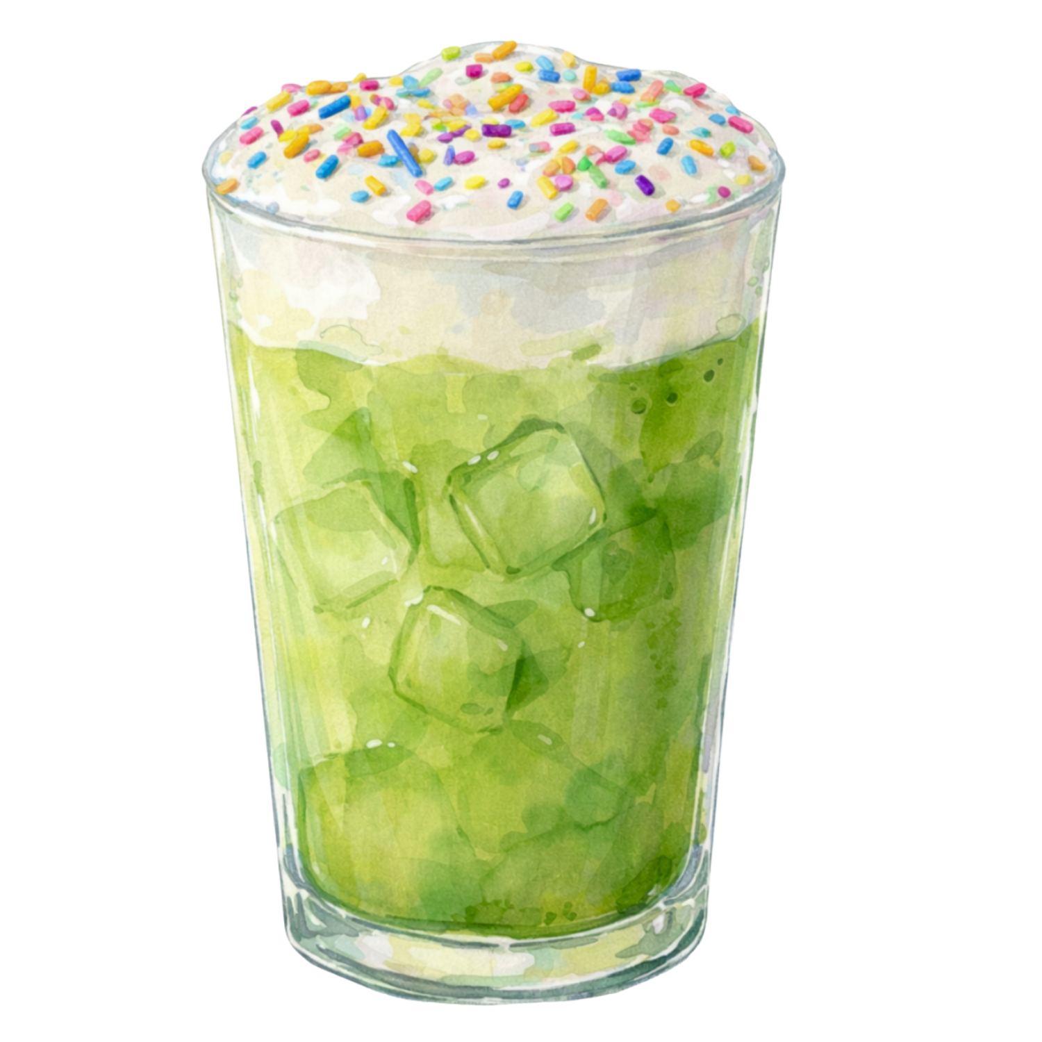 Birthday Cake Matcha Latte