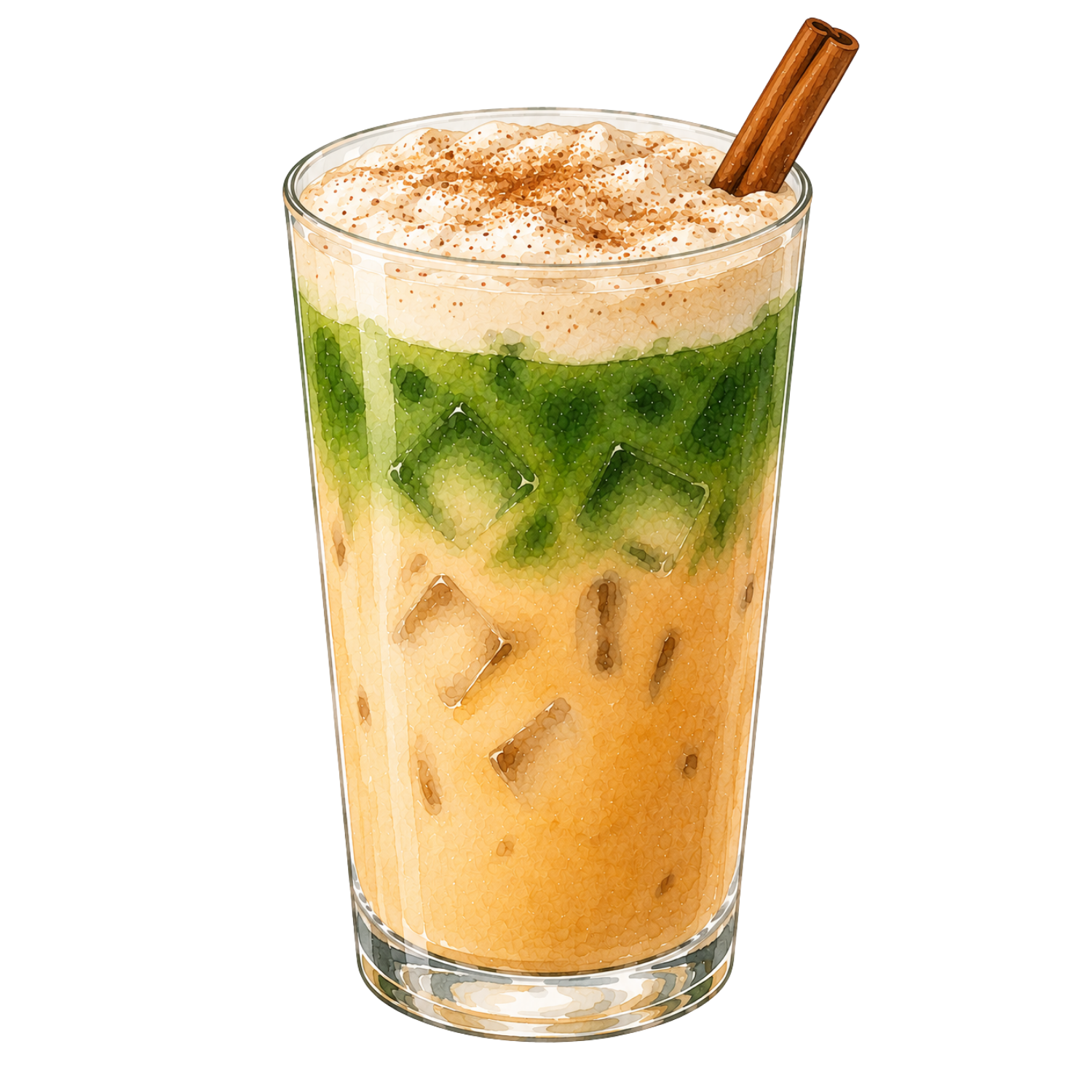 Pumpkin Spice Matcha Latte